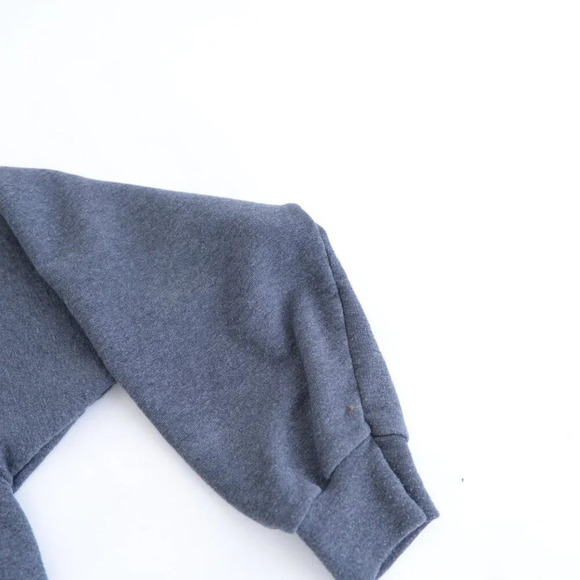 Hanes Ultimate Cotton Graphite Gray Billionaire Boys Club Crewneck Sweater Large - Picture 5 of 11